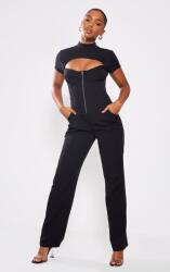 Prettylittlething Fekete Overál Álló Kivágással Nyakkivágással Fűző Prettylittlething 32