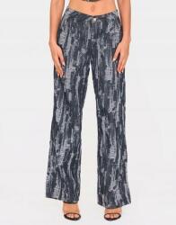 Prettylittlething Fekete Hosszú Farmer Nadrág Egyenes Szárú Prettylittlething 38