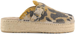 MOU Mules Jute Clog MUSW641005C hccow hairy cow suede cow print (SW641005C-hccow)