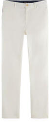 Scotch & Soda Pantaloni Stuart Stretch Cotton Chino 179178 0001 off white