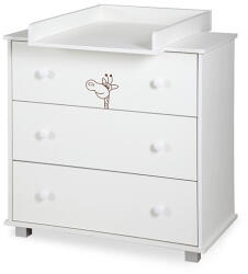 Klups Comoda copii Klups Safari Giraffe Alb (00004937)