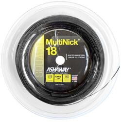 Ashaway Racordaj squash Ashaway MultiNick 18 (110 m) - black (SASHMLTNK18BKR)