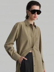 Shein Hosszú Ujjú Zsebes Ing Gallérral, Gombos Shein 34