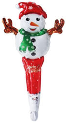 Flippy Balon Om de Zapada, Flippy, din Folie de Aluminiu, de Mana, Tema Craciun, 29.5x61.5cm, Multicolor (teo-162167)