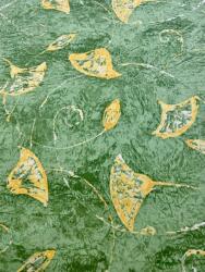 Hiko Fata de masa din bumbac fin, verde cu vascoza, Green Leaf, dimensiuni exacte la comanda (100007426) Fata de masa