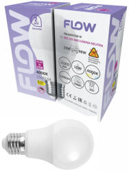 FLOW Bec LED A60 15W, E27, 4000K , Lumina neutra FLOW FBLA6015W-N (etf-17065)