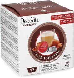 Dolce Vita | Caramelito - Cappuccino cu caramel - 12 capsule compatibil Lavazza A Modo Mio
