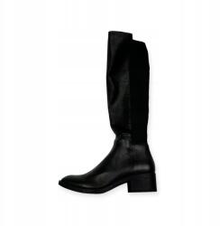  Fekete női magasszárú csizma cipzáros Kenneth Cole 36 (KN4/5-4)