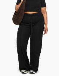 Boohoo Fekete Laza Nadrág Klasszikus Széles Szárú Megkötős Boohoo 56