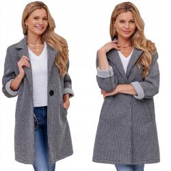 Soprato Átmeneti Olasz Blézer Gombos Kabát Tavaszi Színek Univerzális (8153)