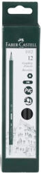 Faber-Castell Set 12 creioane HB Faber-Castell 1112, forma hexagonala, cu radiera (FC111200-12)