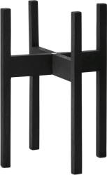 SQUARELY Suport vertical StandON lemn de frasin negru pentru ghiveciul cu sistem de autoudare GrowON (211-2A0)