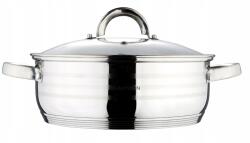 BLAUMANN Sütőedény fazék rozsdamentes acél fedővel 24 cm Gourm (BL-1003)
