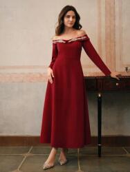 Shein Piros, Klasszikus, Ruha Maxi Ruha Levált Shein 36