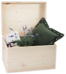 Pinus Fa Doboz Fa Láda Tároló Doboz Tetővel 40x30 (3152.A)