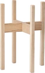 SQUARELY Suport vertical StandON frasin natural pentru ghiveciul cu sistem de autoudare GrowON (211-1A0)