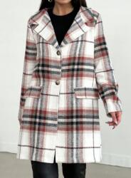  Többszínű Klasszikus Átmeneti Kabát Kockás Mintával Loveprices Xs