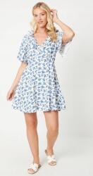 Dorothy Perkins Fehér Klasszikus Ruha Kék Virágdobokkal Dorothy Perkins 42