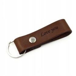  Ajándék gravírozott kulcstartó, bőr kulcstartó medál