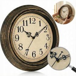  Falióra Retro Loft Vintage Arab Számok Kerek Hálószoba Nappali