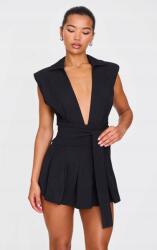 Prettylittlething Overál Mini Ruha Mély Nyakkivágással Megkötős Derék Prettylittlething 42