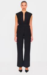 Prettylittlething Fekete Klasszikus Sima Ujjatlan Overál Prettylittlething 38