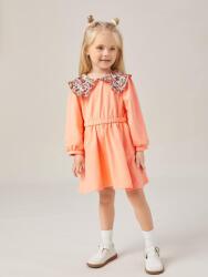 Shein Narancssárga Hosszú Ujjú Miniruha Dekoratív Gallérral Shein 110