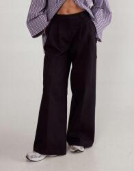 Nasty Gal Fekete Hosszú Klasszikus Nadrág Széles Szárú Nastygal 40-ES