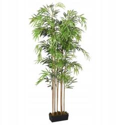 VidaXL Mesterséges bambusz levelekkel 150 cm zöld (358990)