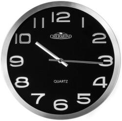 Chermond Falióra Kerek Ezüst Fekete 31cm Chermond (CHZ9292/1)