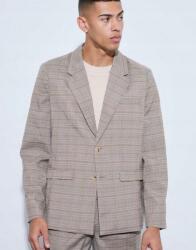 Boohoo Bézs Laza Egyenes Sima Csíkos Öltöny Klasszikus Boohoo 50