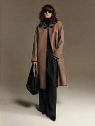 Shein Barna Klasszikus Hosszú Ujjú Galléros Kabát Oversize Shein 40/42