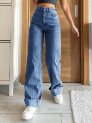 Shein Kék Hosszú Klasszikus Farmer Nadrág Magas Derékkal Shein 40