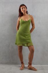 Warehouse Zöld Mini Klasszikus Ruha Megkötőpánttal Warehouse 38