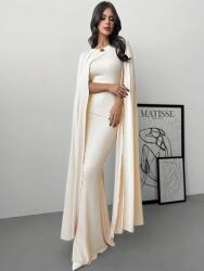 Shein Bézs Ruha Maxi Illeszkedő Kerek Koktél Nyakkivágással Shein 40/42