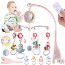 Bedee Zenedoboz Körhinta Kiságyhoz Projektorral 6 Dallam Időzítő Éjszakai Távolról (Pozytywka do łóżeczka.)