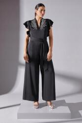 Wallis Fekete Overál Klasszikus Rövid Ujjú Hosszú Laza Szárú Wallis 40