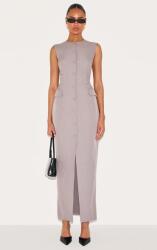 Prettylittlething Szürke Klasszikus Maxi Ruha Egyenes Ujjatlan Prettylittlething 32