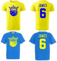  Kosárlabda Mez Lebron James 6 King (LAKERS-LJ/LA/KL/XL)