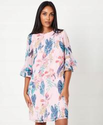 Wallis Többszínű Ruha Mintás Kerek Nyakú Wallis 40