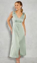 Oasis Zsályás Szatén Ruha Midaxi Megkötős Vállpántok Klasszikus Oasis 40