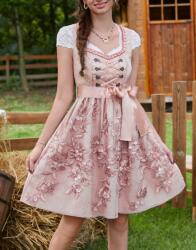 Shein Rózsaszín Bő Szabású Ruha Megkötős Virág Mintás Vállpántok Shein 40/42