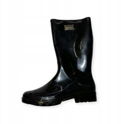  Fekete elegáns női gumicsizma Nicole Miller 38, 5 (KN5/7/22-4)