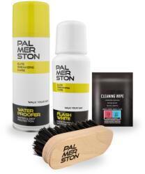 Palmerston 4in1 szett Palmerston Fehér paszta impregnálóval és cipő kiegészítőkkel (Zestaw do czyszczenia i ochrony butów)