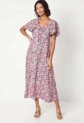 Dorothy Perkins Többszínű Midaxi Ruha Rövid Ujjú Virágmintás Dorothy Perkins 40