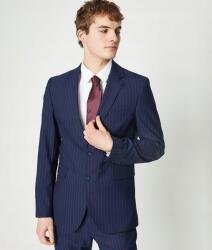 Burton Sötétkék Klasszikus Hosszú Ujjú Blézer Csíkos Burton London 46