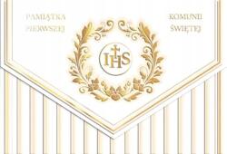 Henry Meghívó Borítékkal A5 Elsőáldozásra. Csíkos