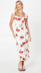 Dorothy Perkins Krémszínű Klasszikus Egyenes Midaxi Ruha Virág Mintával Dorothy Perkins 40