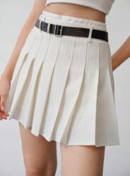  Fehér Klasszikus Fodros Szoknya Rövidnadrág Fekete Csíkos Motf L