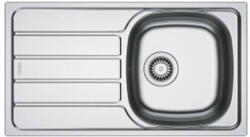Franke Chiuveta bucatarie inox Franke SKN 611-78/44 ST, dreptunghiulara, 1 cuva si picurator pe partea stanga, 78x43.5x15 cm, adancime cuva 15 cm, Inox lucios (101.0715.811) Chiuveta